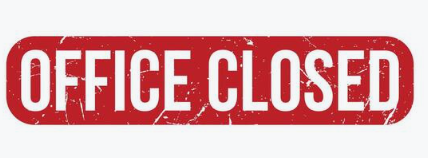 Public Notice: Office Closed